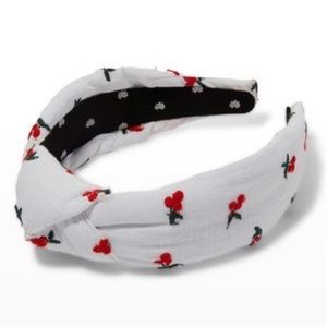 Lele Sadoughi Knot Cherry Embroidered Headband
$65